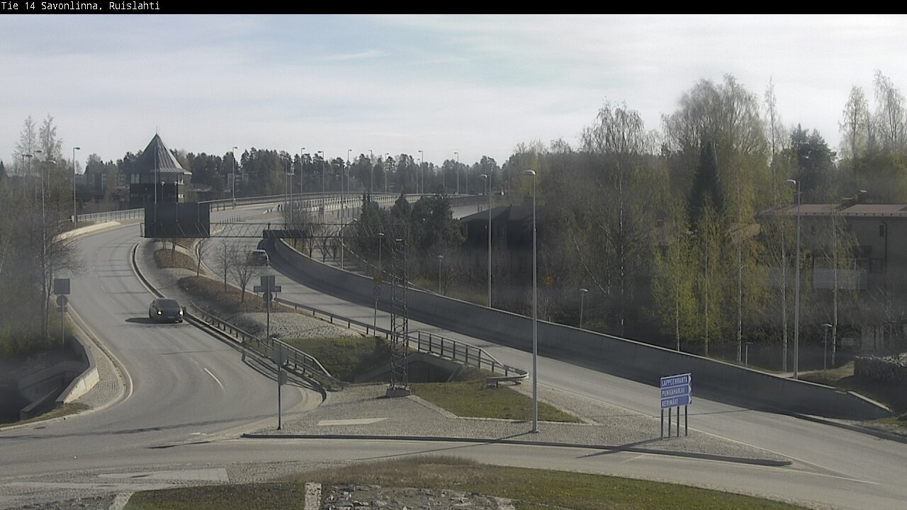 Weather Camera Image Road 14 Savonlinna, Ruislahti, Savonlinna, Etelä-Savo