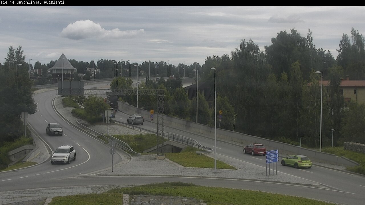Weather Camera Image Road 14 Savonlinna, Ruislahti, Savonlinna, Etelä-Savo