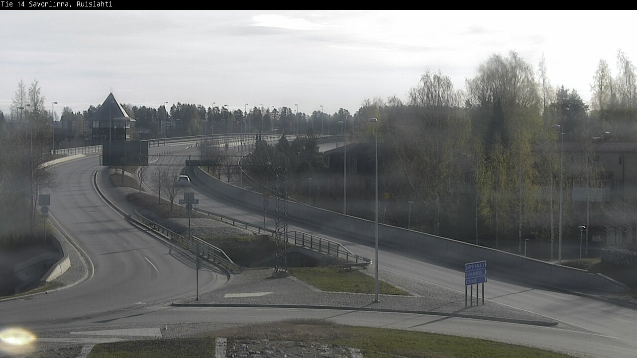 Weather Camera Image Road 14 Savonlinna, Ruislahti, Savonlinna, Etelä-Savo
