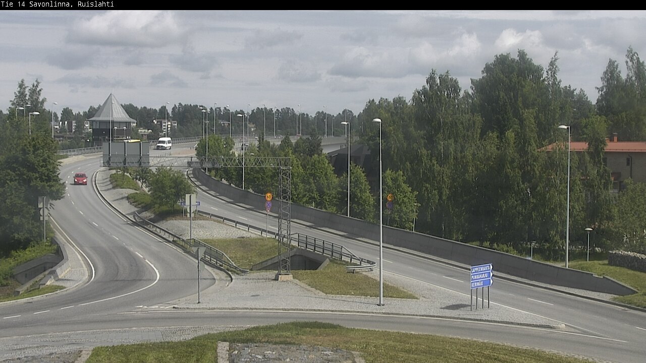 Kelikamerat Kuva Tie 14 Savonlinna, Ruislahti, Savonlinna, Etelä-Savo