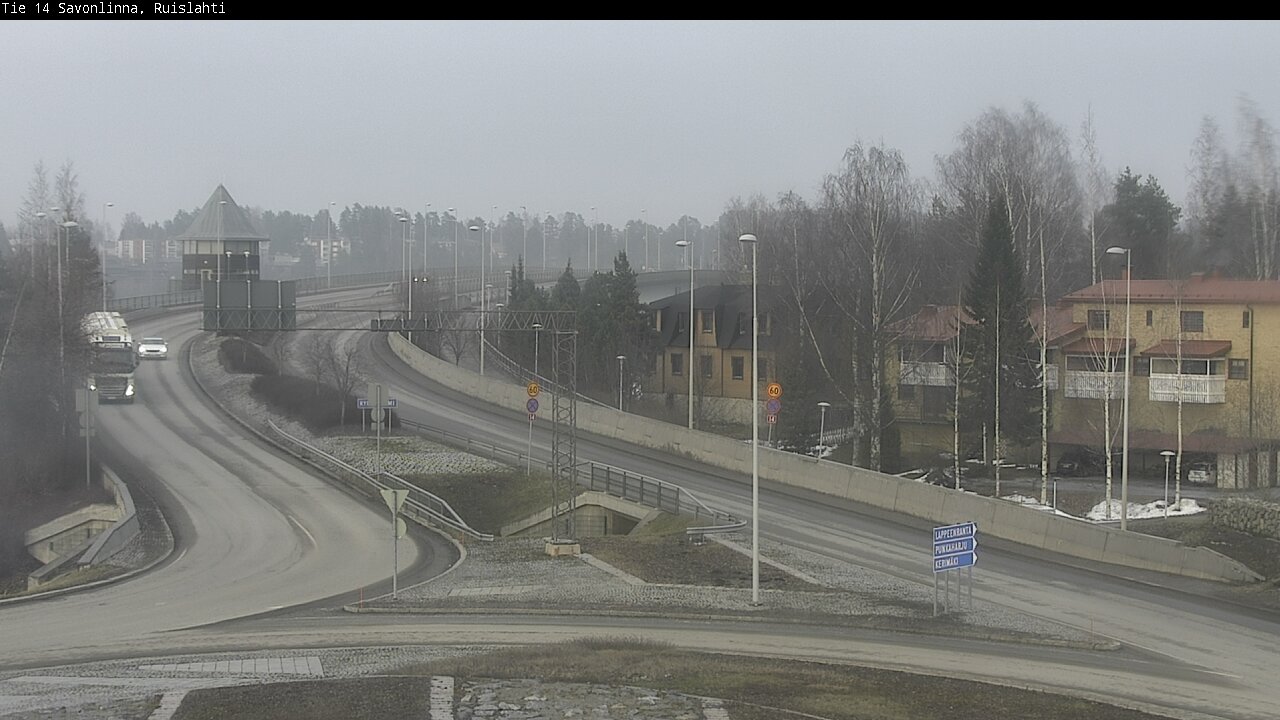 Weather Camera Image Road 14 Savonlinna, Ruislahti, Savonlinna, Etelä-Savo