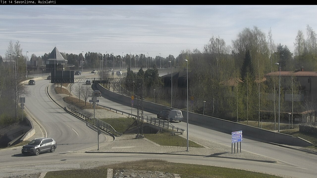 Weather Camera Image Road 14 Savonlinna, Ruislahti, Savonlinna, Etelä-Savo