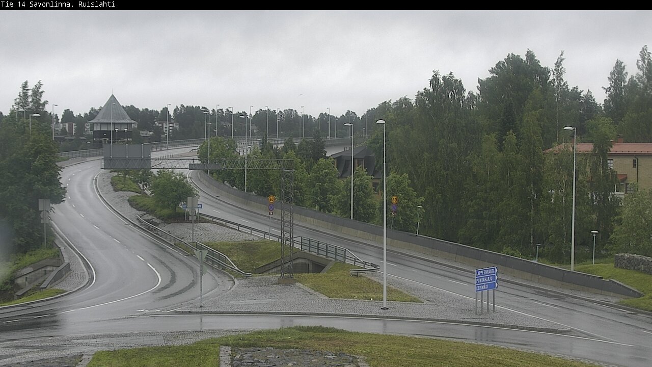 Kelikamerat Kuva Tie 14 Savonlinna, Ruislahti, Savonlinna, Etelä-Savo