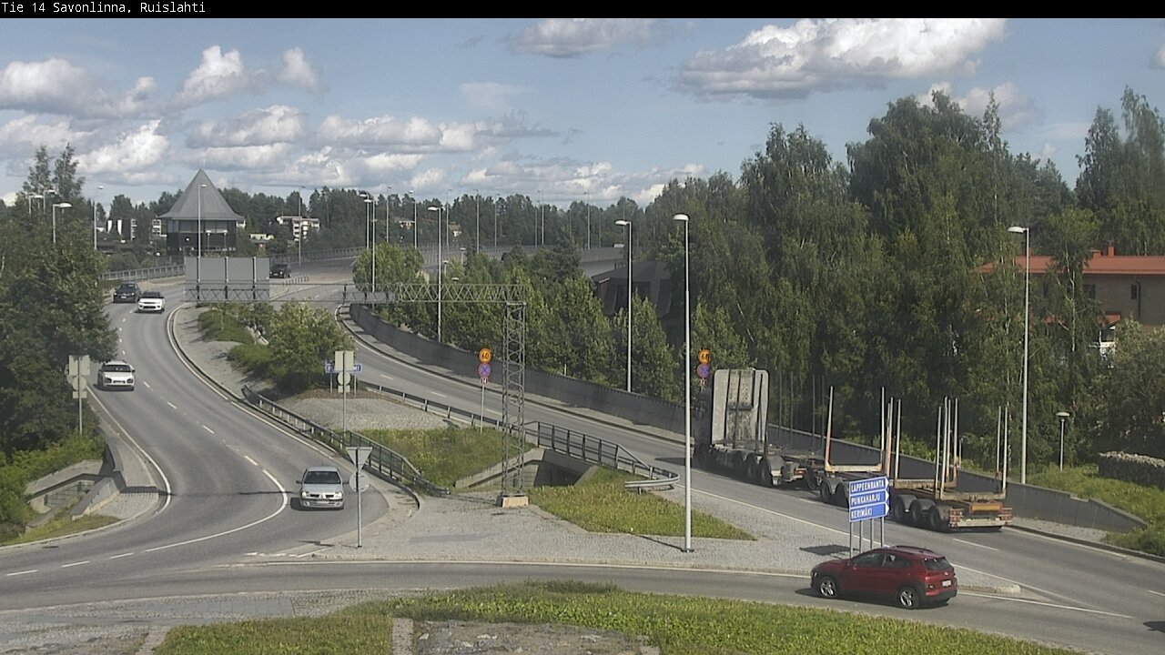 Kelikamerat Kuva Tie 14 Savonlinna, Ruislahti, Savonlinna, Etelä-Savo
