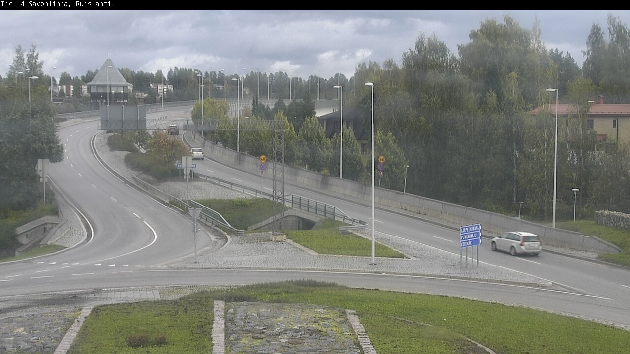 Weather Camera Image Road 14 Savonlinna, Ruislahti, Savonlinna, Etelä-Savo