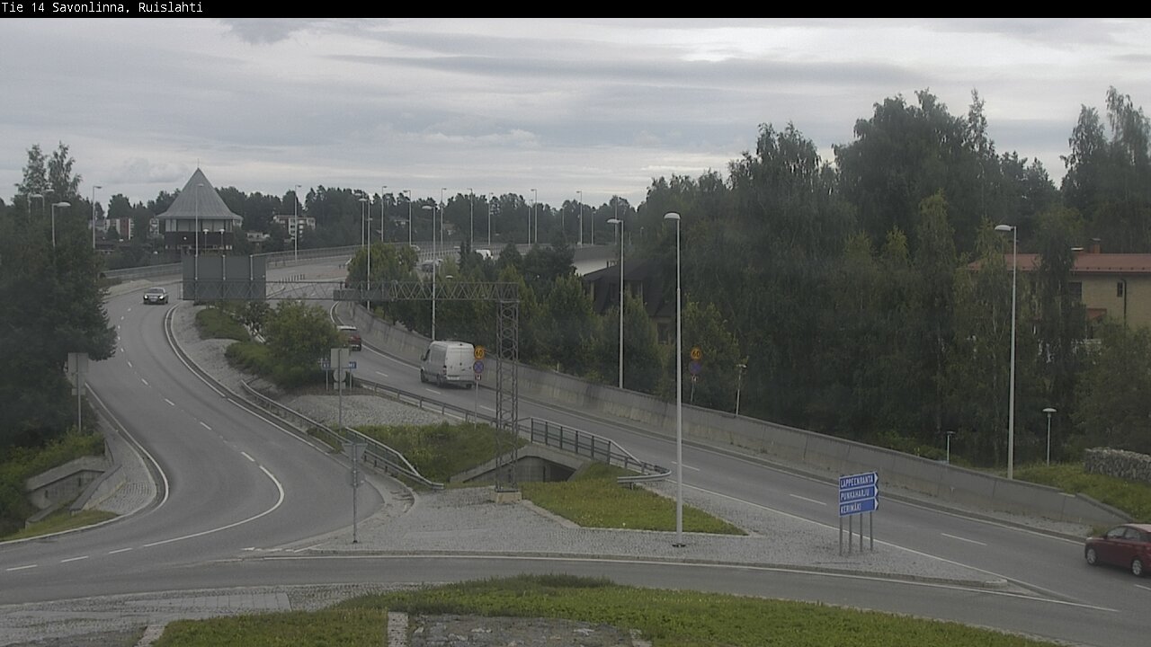 Weather Camera Image Road 14 Savonlinna, Ruislahti, Savonlinna, Etelä-Savo