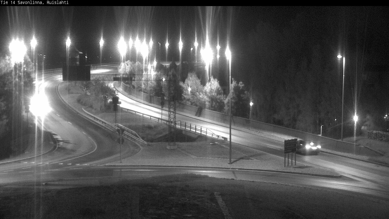 Weather Camera Image Road 14 Savonlinna, Ruislahti, Savonlinna, Etelä-Savo