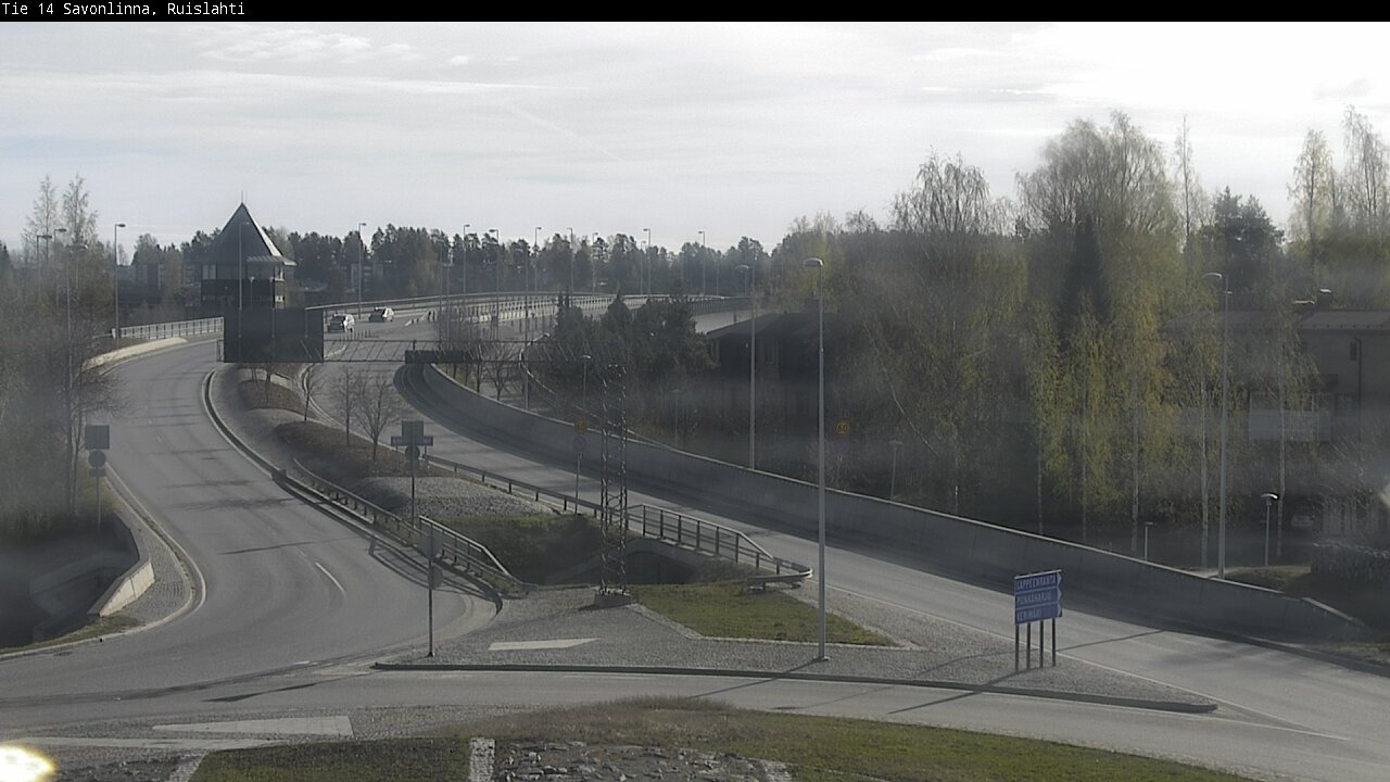 Weather Camera Image Road 14 Savonlinna, Ruislahti, Savonlinna, Etelä-Savo