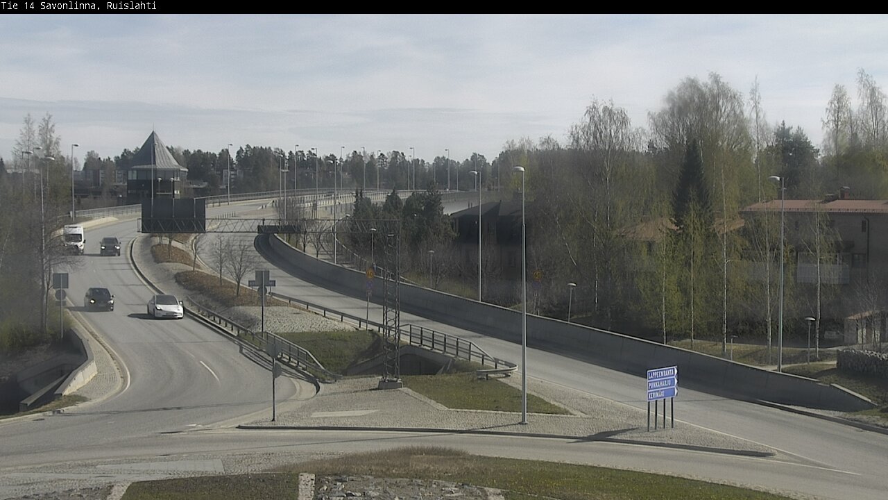 Weather Camera Image Road 14 Savonlinna, Ruislahti, Savonlinna, Etelä-Savo