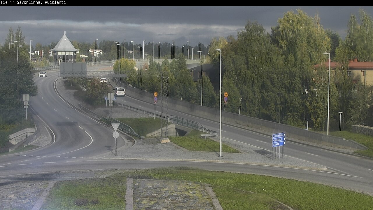 Weather Camera Image Road 14 Savonlinna, Ruislahti, Savonlinna, Etelä-Savo