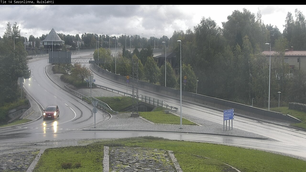 Weather Camera Image Road 14 Savonlinna, Ruislahti, Savonlinna, Etelä-Savo
