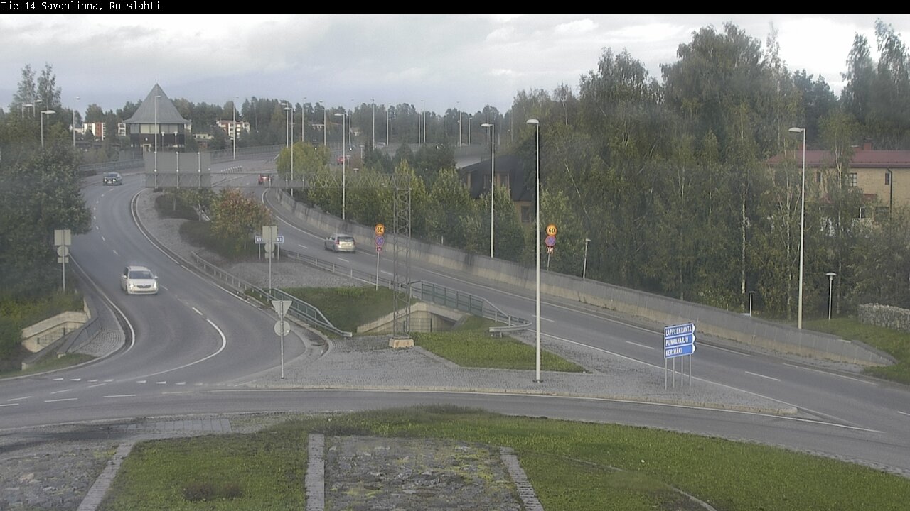 Weather Camera Image Road 14 Savonlinna, Ruislahti, Savonlinna, Etelä-Savo