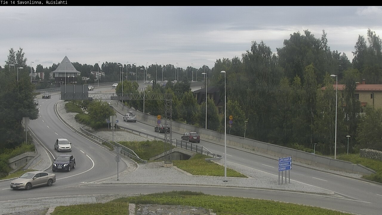 Weather Camera Image Road 14 Savonlinna, Ruislahti, Savonlinna, Etelä-Savo