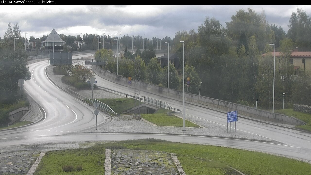 Weather Camera Image Road 14 Savonlinna, Ruislahti, Savonlinna, Etelä-Savo