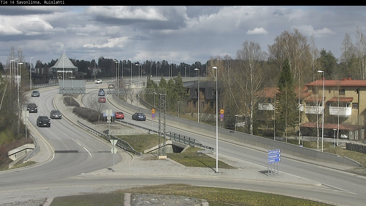 Weather Camera Image Road 14 Savonlinna, Ruislahti, Savonlinna, Etelä-Savo
