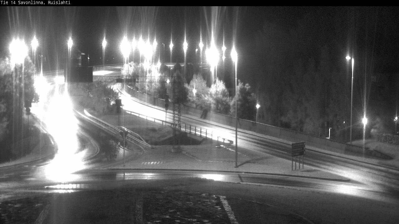 Weather Camera Image Road 14 Savonlinna, Ruislahti, Savonlinna, Etelä-Savo