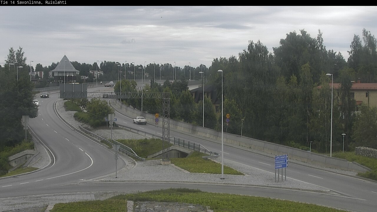 Weather Camera Image Road 14 Savonlinna, Ruislahti, Savonlinna, Etelä-Savo