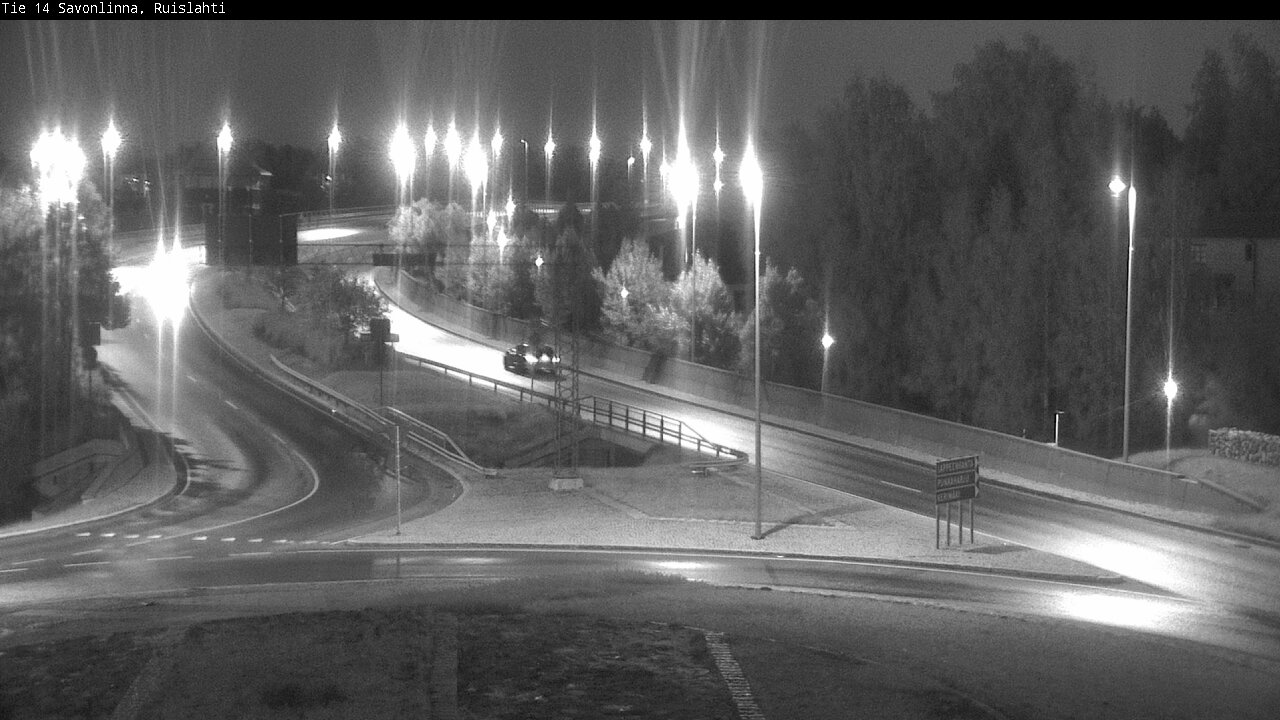 Weather Camera Image Road 14 Savonlinna, Ruislahti, Savonlinna, Etelä-Savo