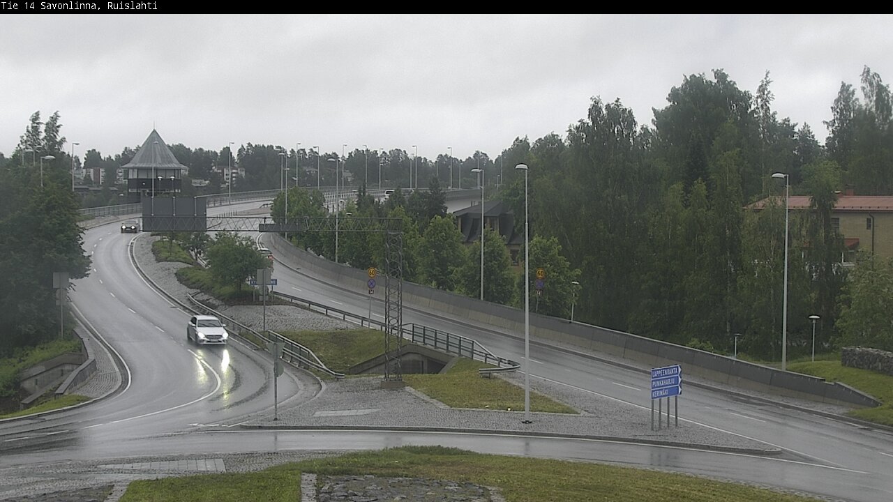 Kelikamerat Kuva Tie 14 Savonlinna, Ruislahti, Savonlinna, Etelä-Savo