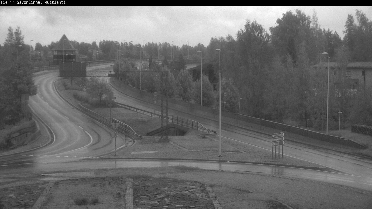 Weather Camera Image Road 14 Savonlinna, Ruislahti, Savonlinna, Etelä-Savo