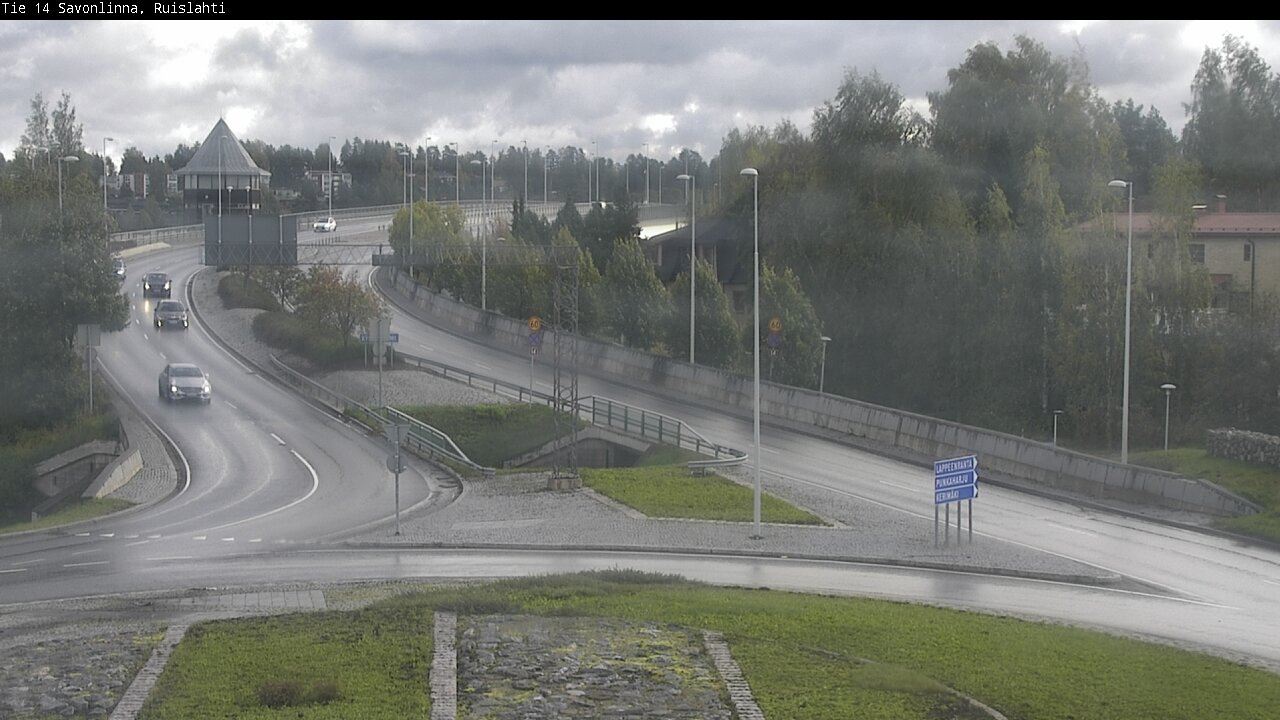 Weather Camera Image Road 14 Savonlinna, Ruislahti, Savonlinna, Etelä-Savo