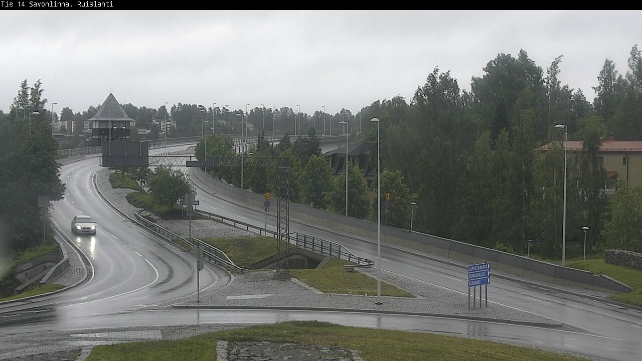 Kelikamerat Kuva Tie 14 Savonlinna, Ruislahti, Savonlinna, Etelä-Savo