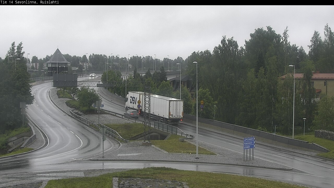 Kelikamerat Kuva Tie 14 Savonlinna, Ruislahti, Savonlinna, Etelä-Savo