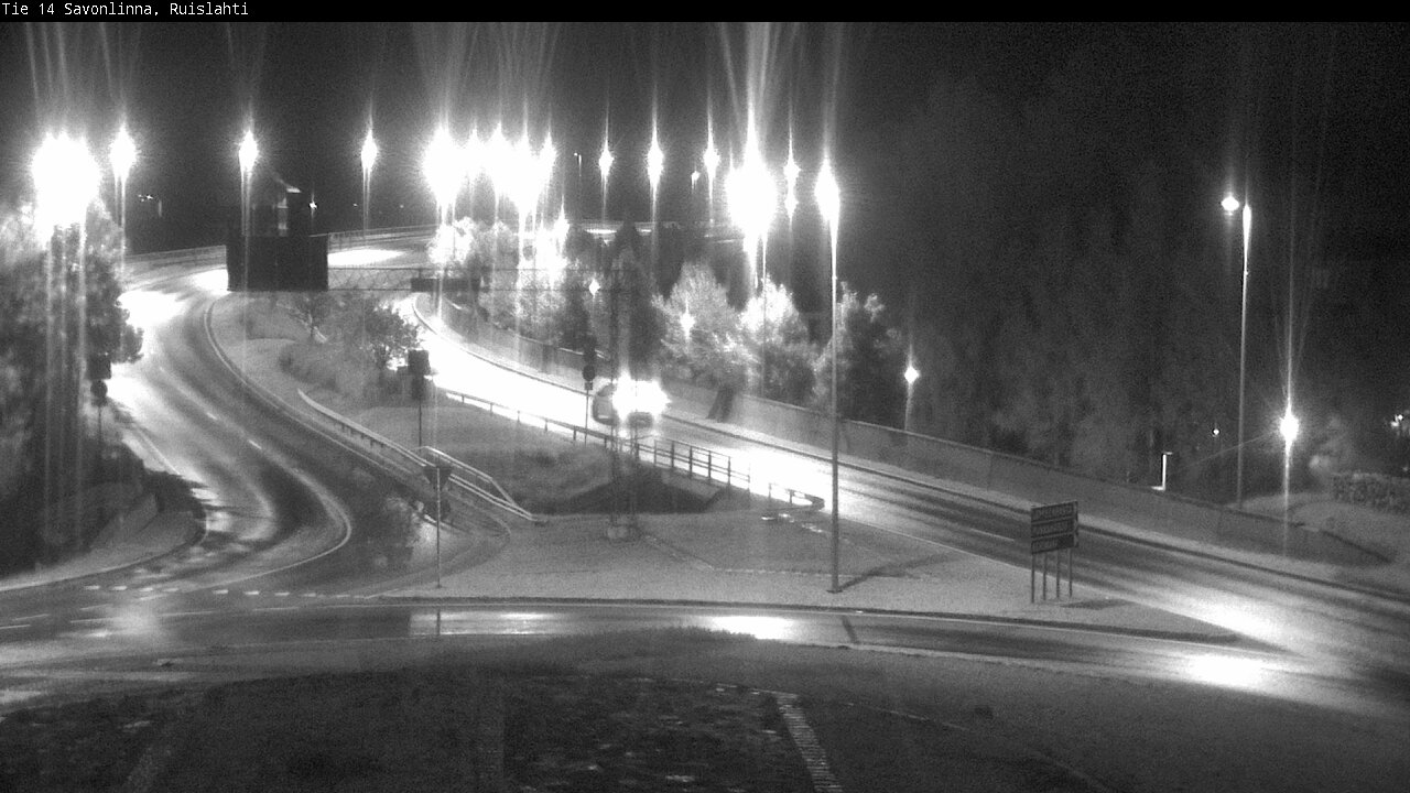 Weather Camera Image Road 14 Savonlinna, Ruislahti, Savonlinna, Etelä-Savo