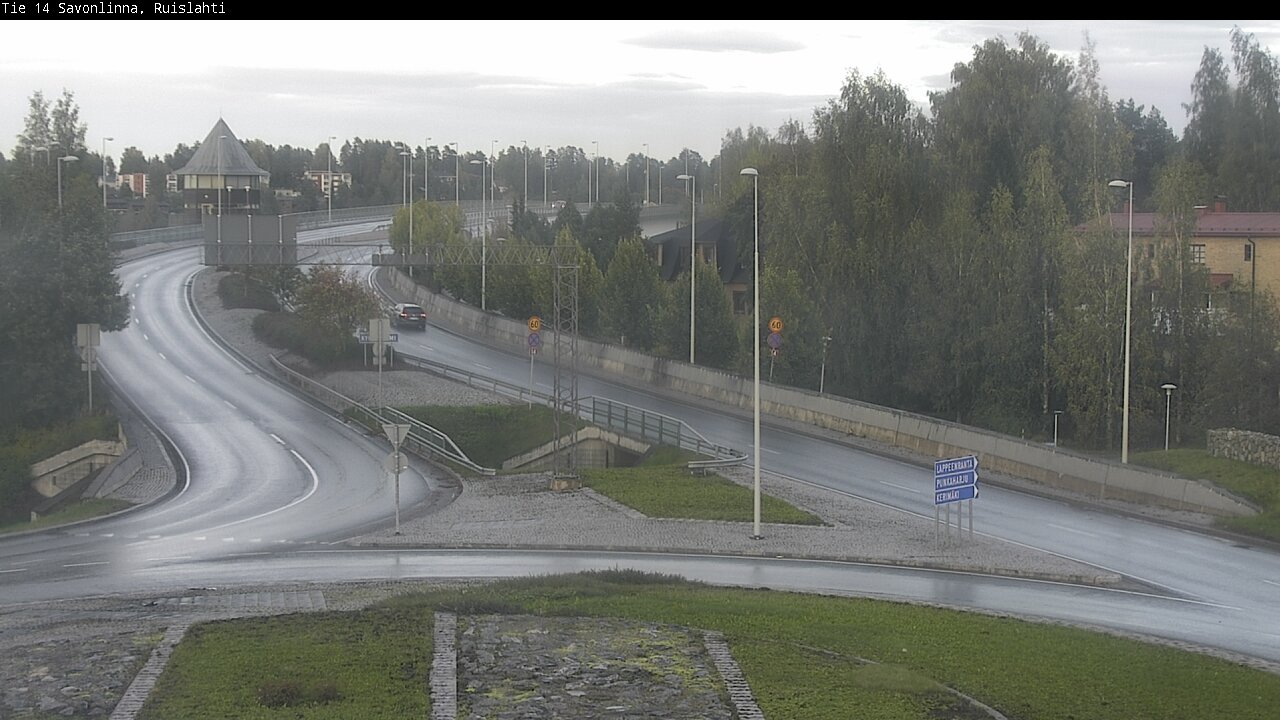 Weather Camera Image Road 14 Savonlinna, Ruislahti, Savonlinna, Etelä-Savo