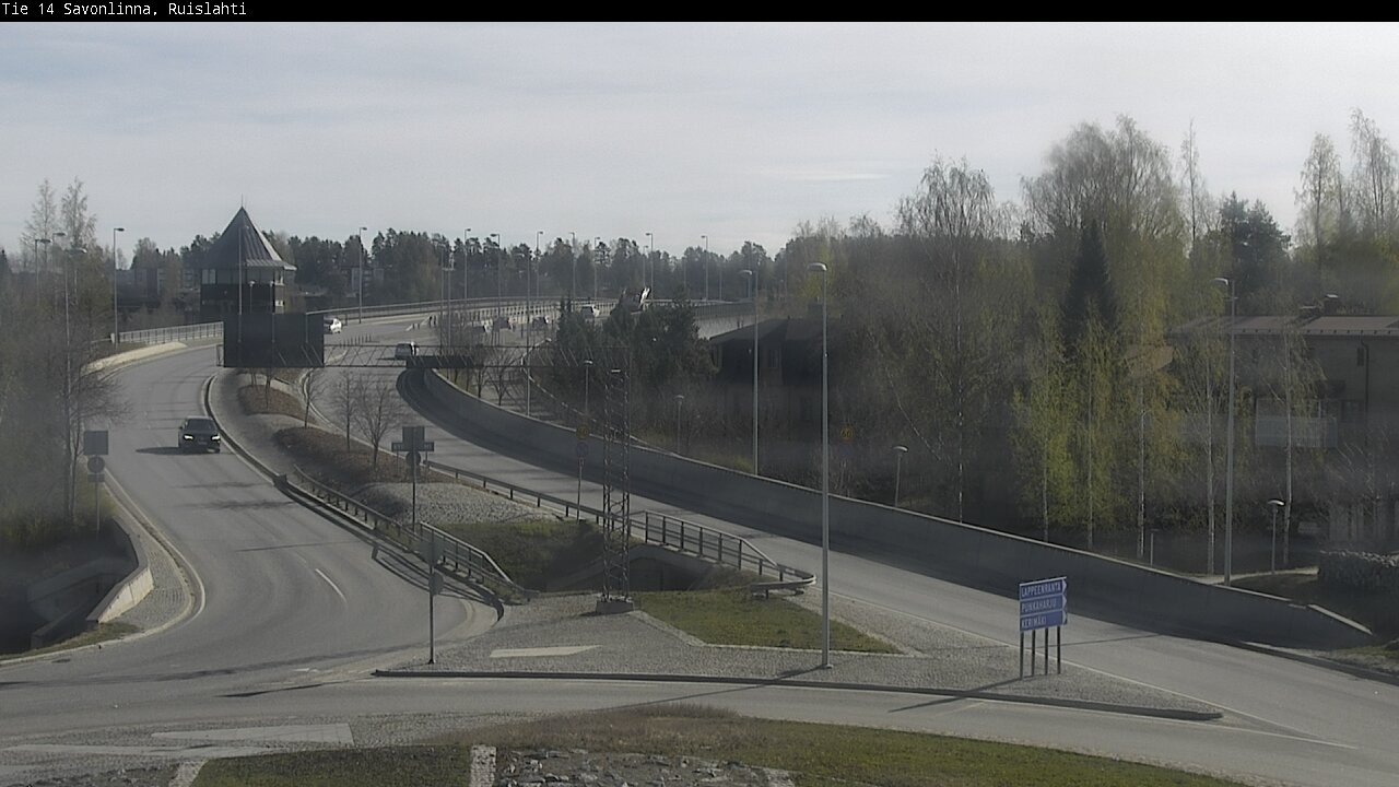 Weather Camera Image Road 14 Savonlinna, Ruislahti, Savonlinna, Etelä-Savo