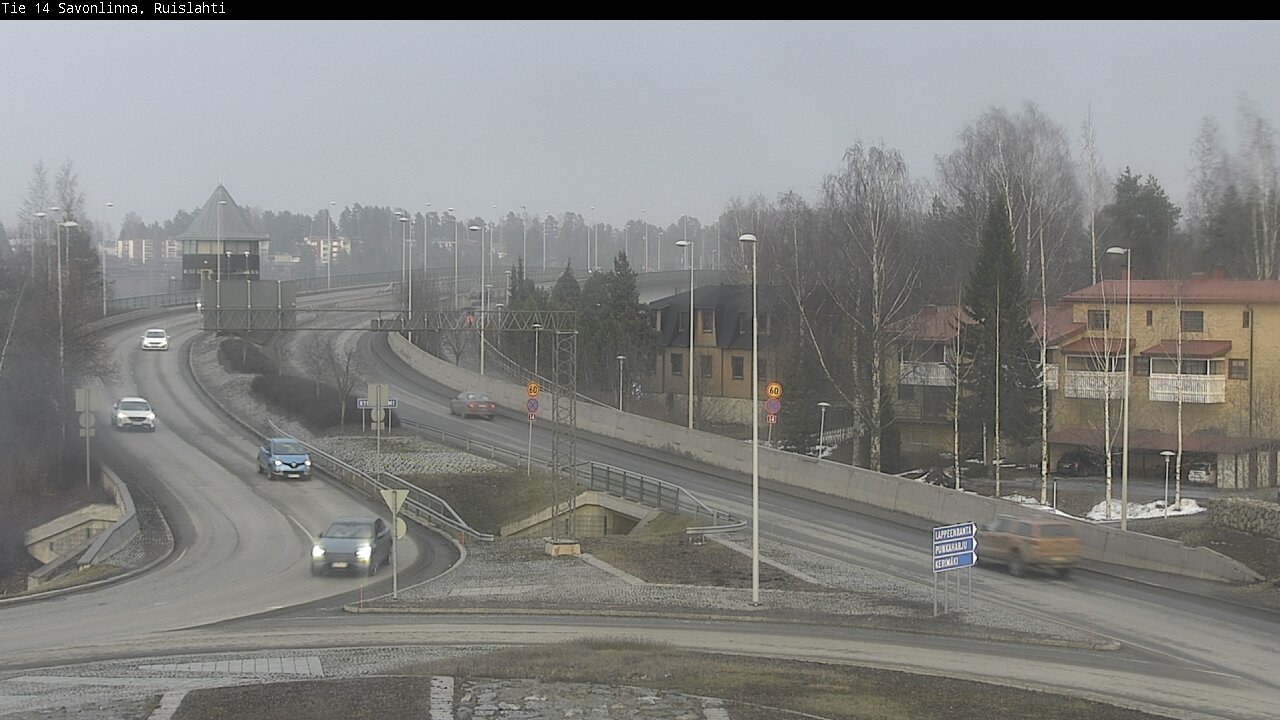 Weather Camera Image Road 14 Savonlinna, Ruislahti, Savonlinna, Etelä-Savo