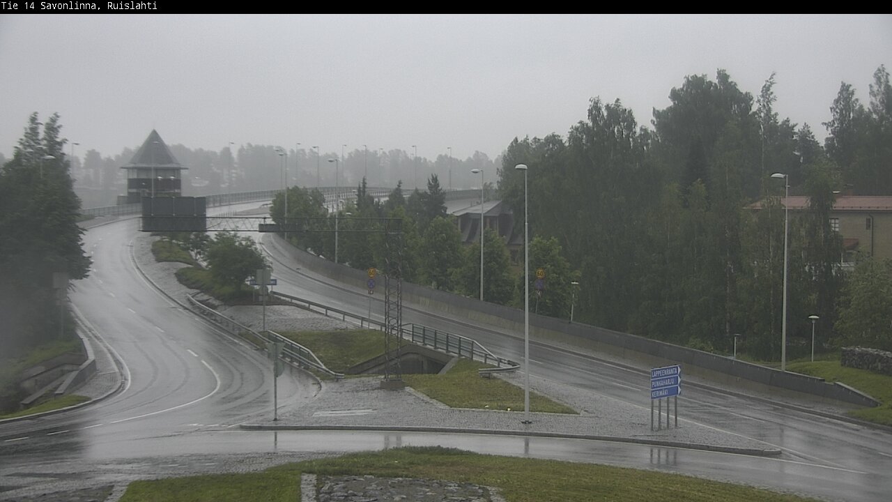 Kelikamerat Kuva Tie 14 Savonlinna, Ruislahti, Savonlinna, Etelä-Savo