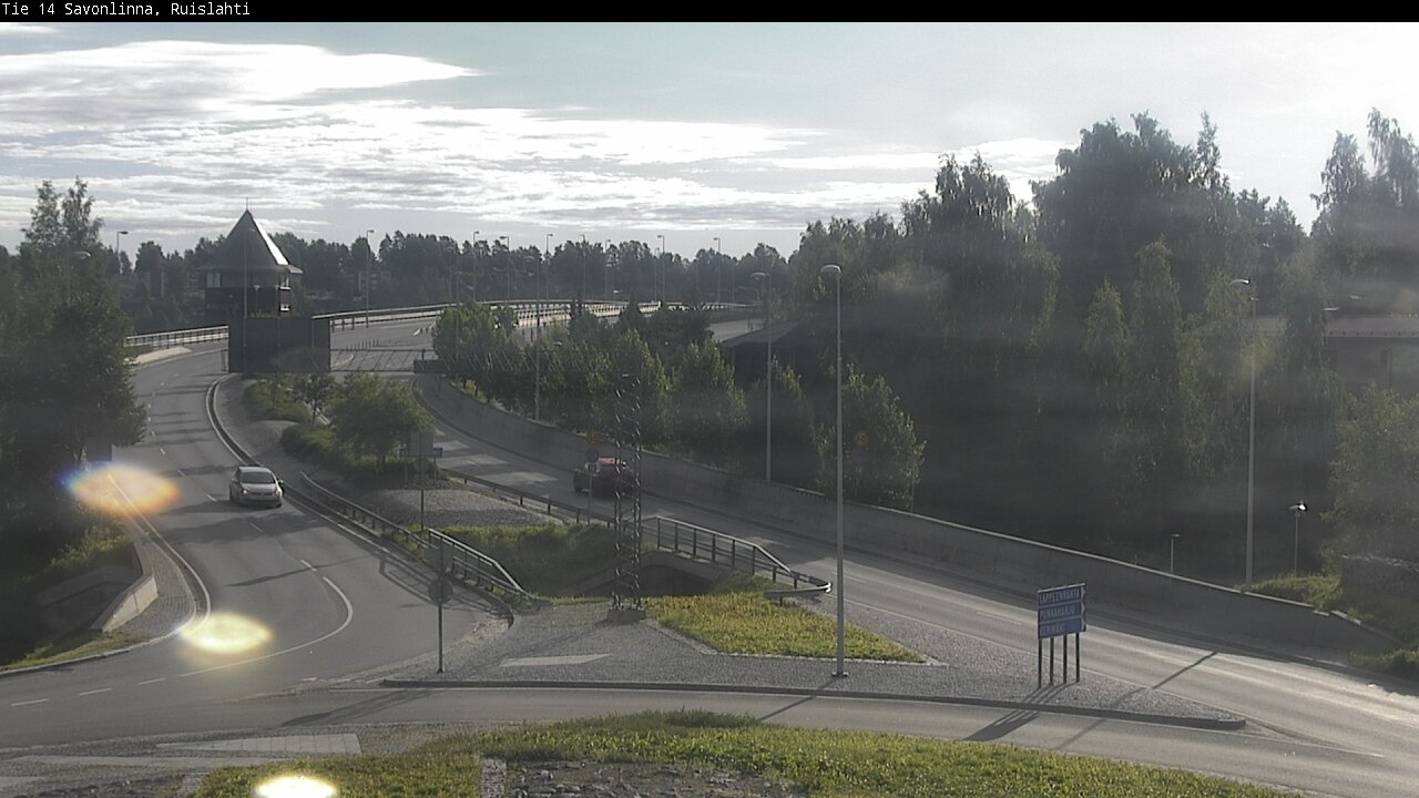 Kelikamerat Kuva Tie 14 Savonlinna, Ruislahti, Savonlinna, Etelä-Savo