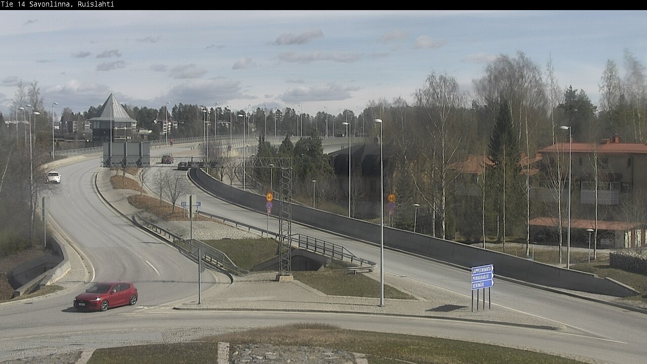Weather Camera Image Väg 14 Nyslott, Ruislahti, Savonlinna, Etelä-Savo