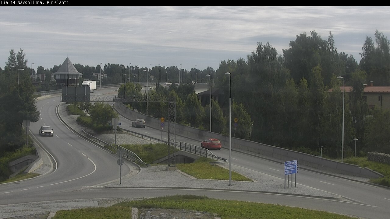 Weather Camera Image Road 14 Savonlinna, Ruislahti, Savonlinna, Etelä-Savo