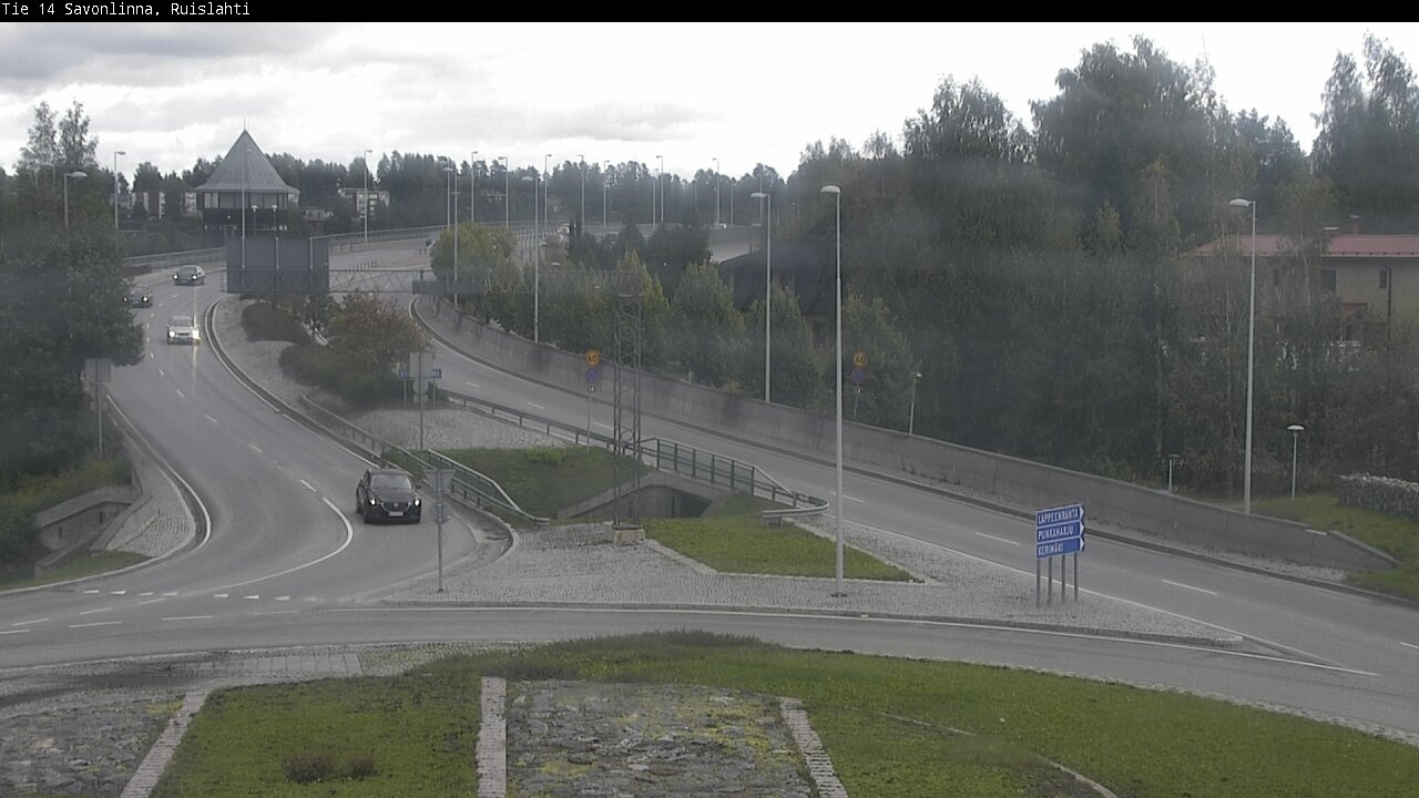 Weather Camera Image Road 14 Savonlinna, Ruislahti, Savonlinna, Etelä-Savo