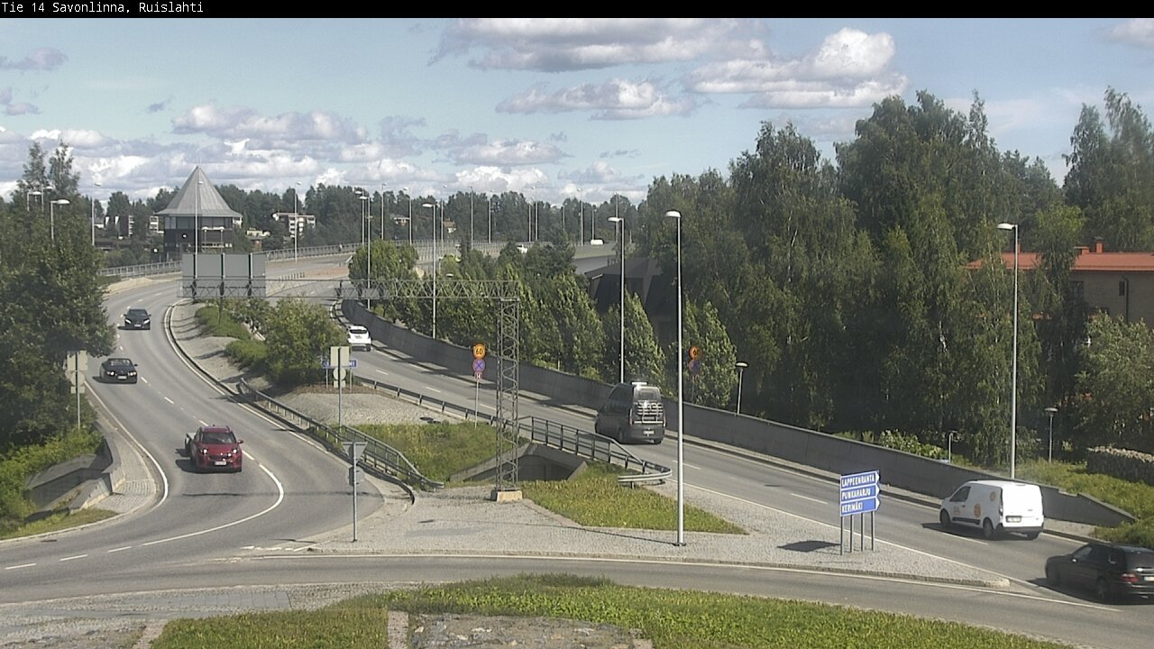Kelikamerat Kuva Tie 14 Savonlinna, Ruislahti, Savonlinna, Etelä-Savo