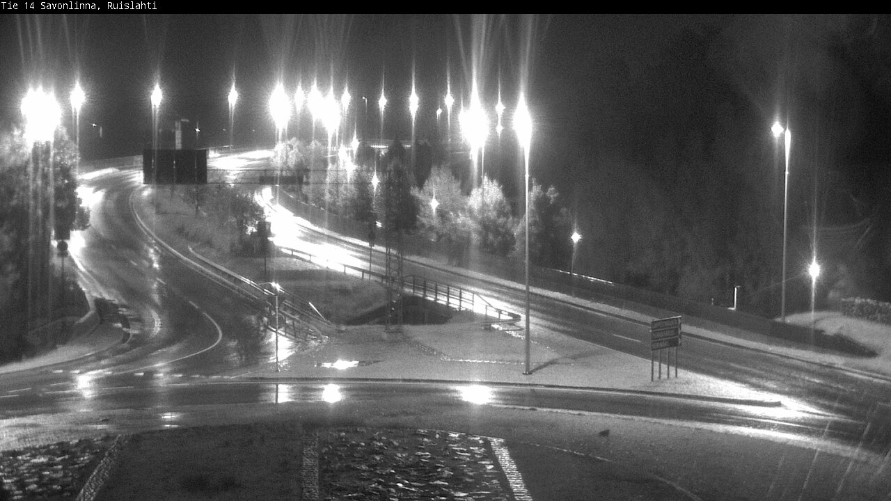 Weather Camera Image Road 14 Savonlinna, Ruislahti, Savonlinna, Etelä-Savo