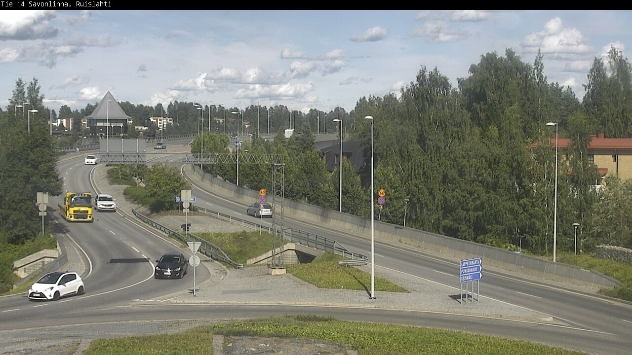 Kelikamerat Kuva Tie 14 Savonlinna, Ruislahti, Savonlinna, Etelä-Savo
