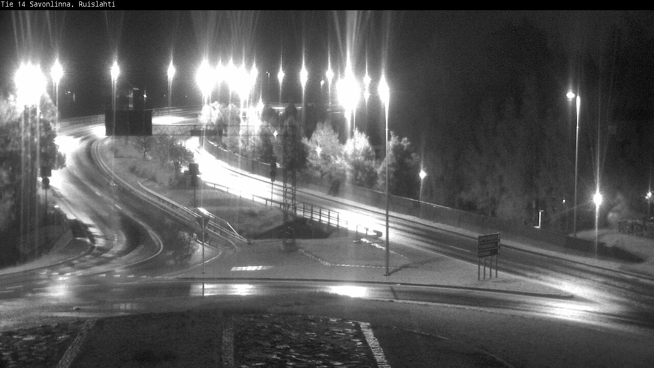 Weather Camera Image Road 14 Savonlinna, Ruislahti, Savonlinna, Etelä-Savo