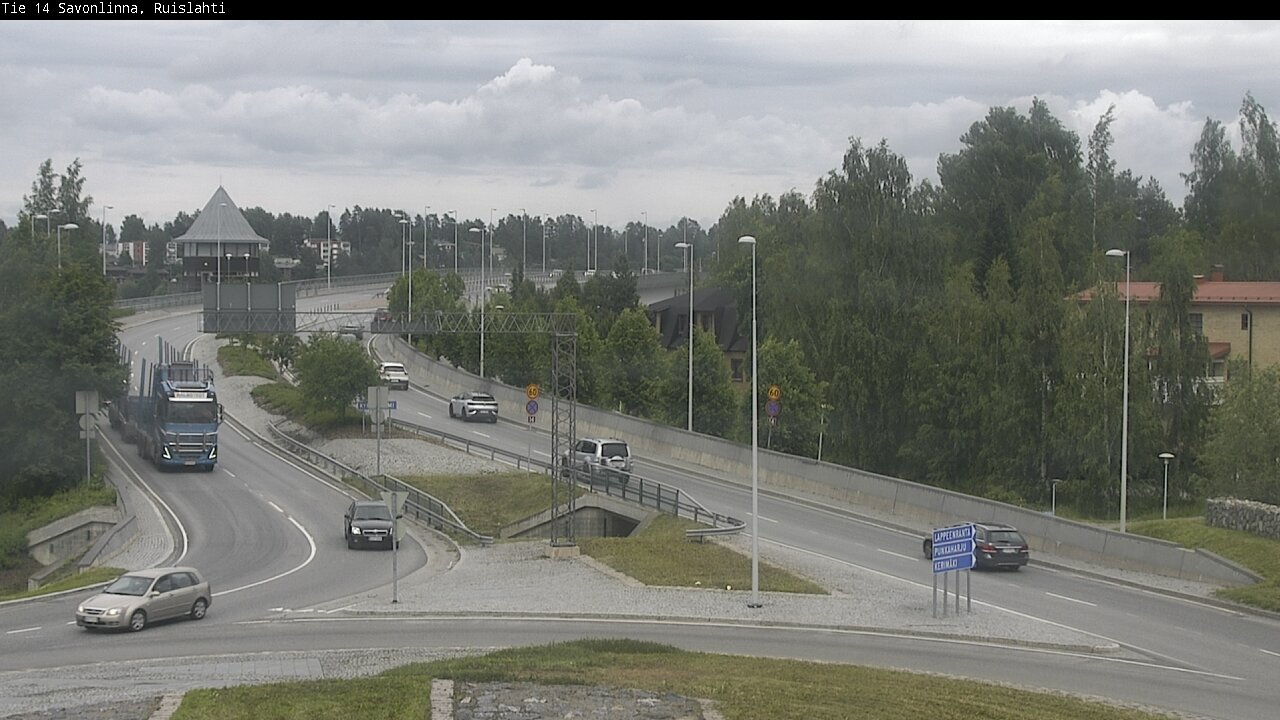 Kelikamerat Kuva Tie 14 Savonlinna, Ruislahti, Savonlinna, Etelä-Savo