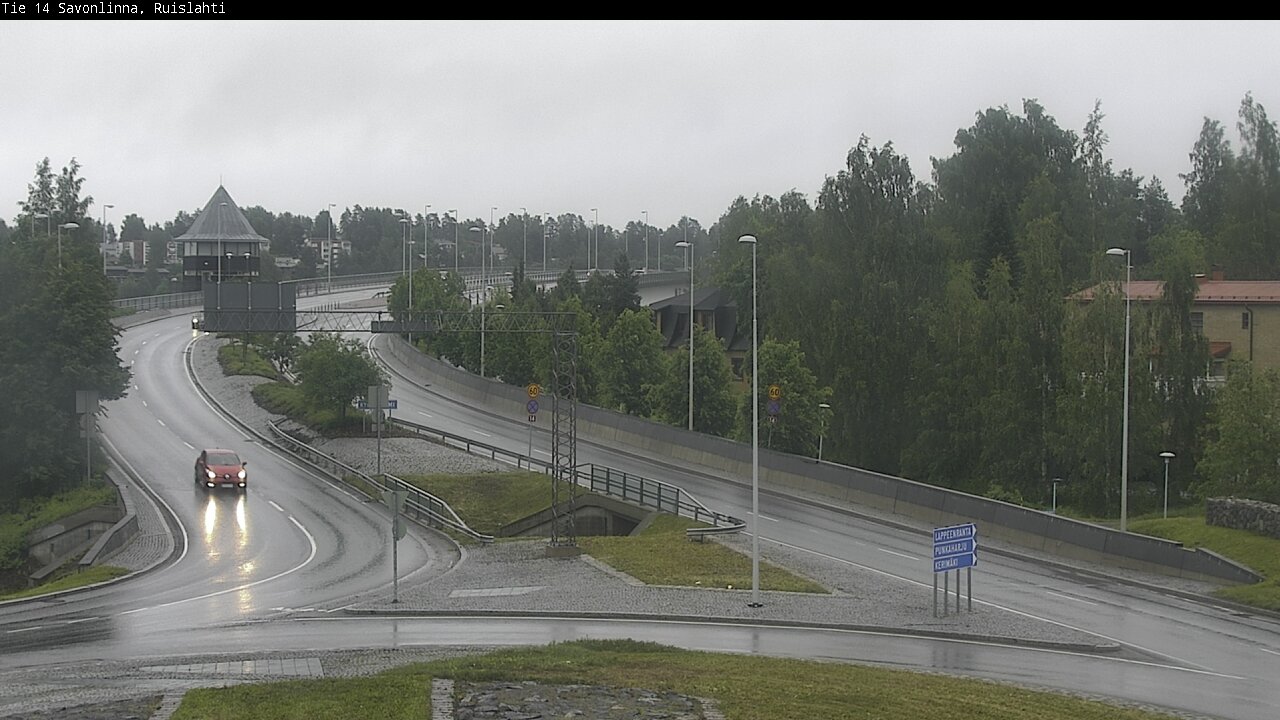 Kelikamerat Kuva Tie 14 Savonlinna, Ruislahti, Savonlinna, Etelä-Savo