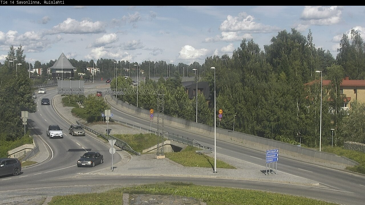 Kelikamerat Kuva Tie 14 Savonlinna, Ruislahti, Savonlinna, Etelä-Savo
