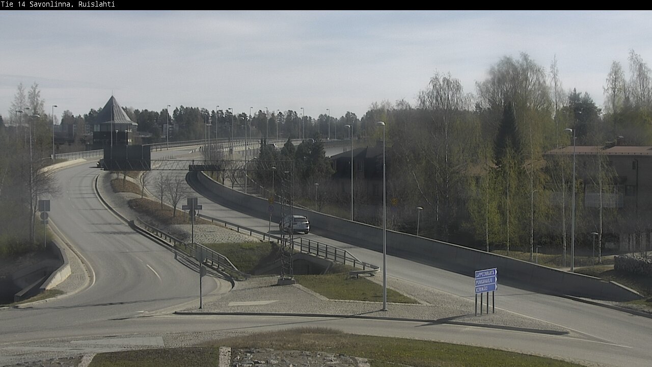 Weather Camera Image Road 14 Savonlinna, Ruislahti, Savonlinna, Etelä-Savo