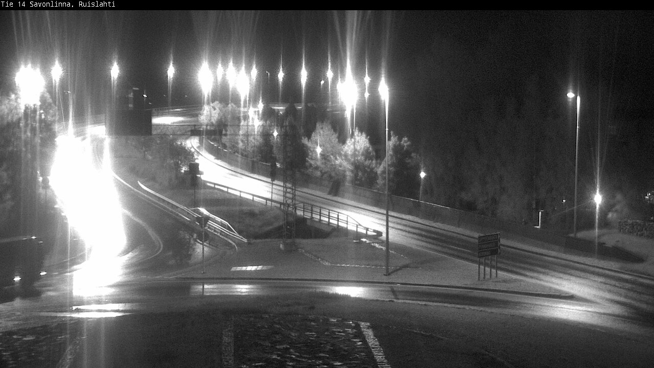 Weather Camera Image Road 14 Savonlinna, Ruislahti, Savonlinna, Etelä-Savo