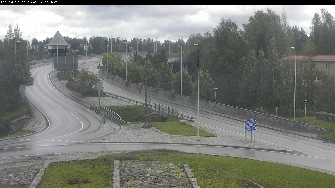 Weather Camera Image Road 14 Savonlinna, Ruislahti, Savonlinna, Etelä-Savo