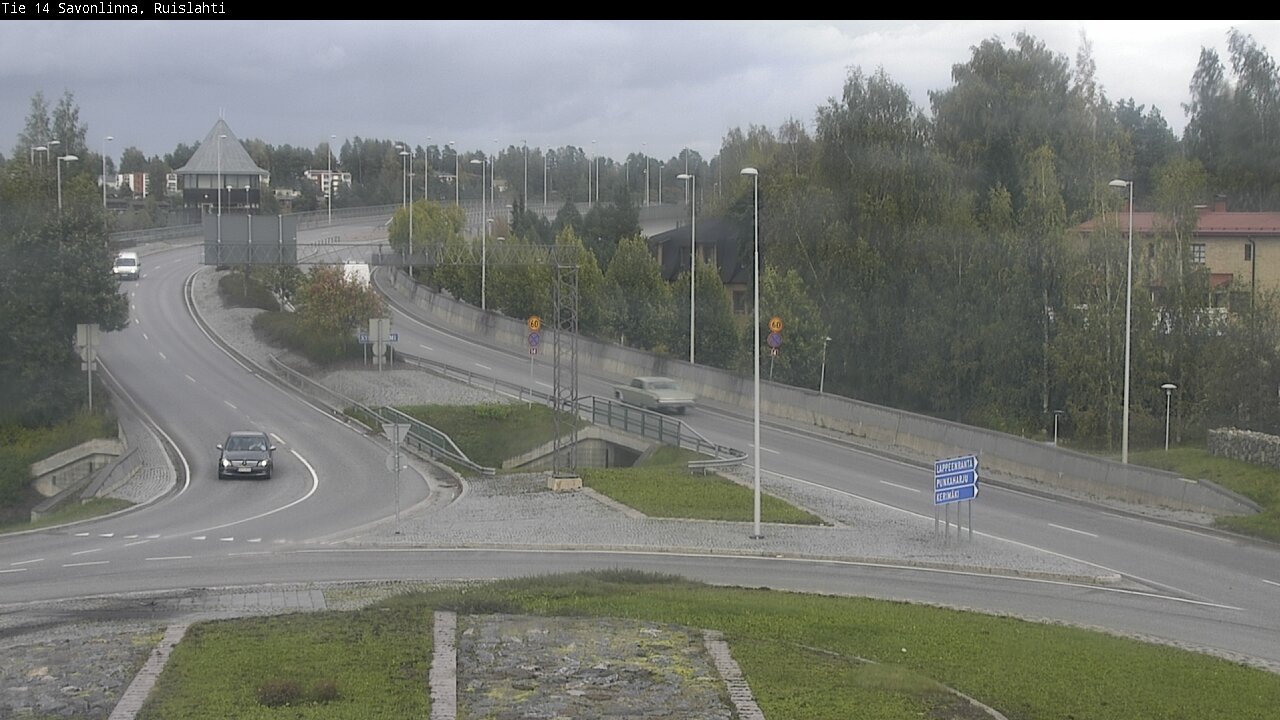Weather Camera Image Road 14 Savonlinna, Ruislahti, Savonlinna, Etelä-Savo