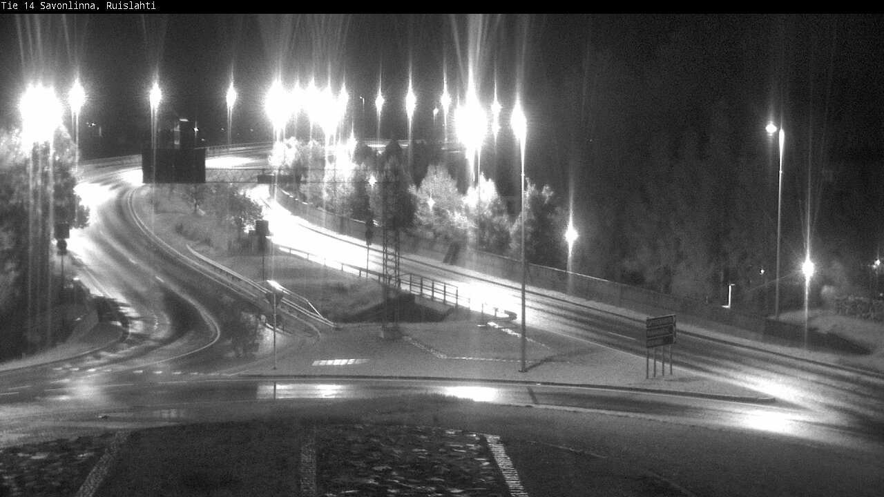 Weather Camera Image Road 14 Savonlinna, Ruislahti, Savonlinna, Etelä-Savo