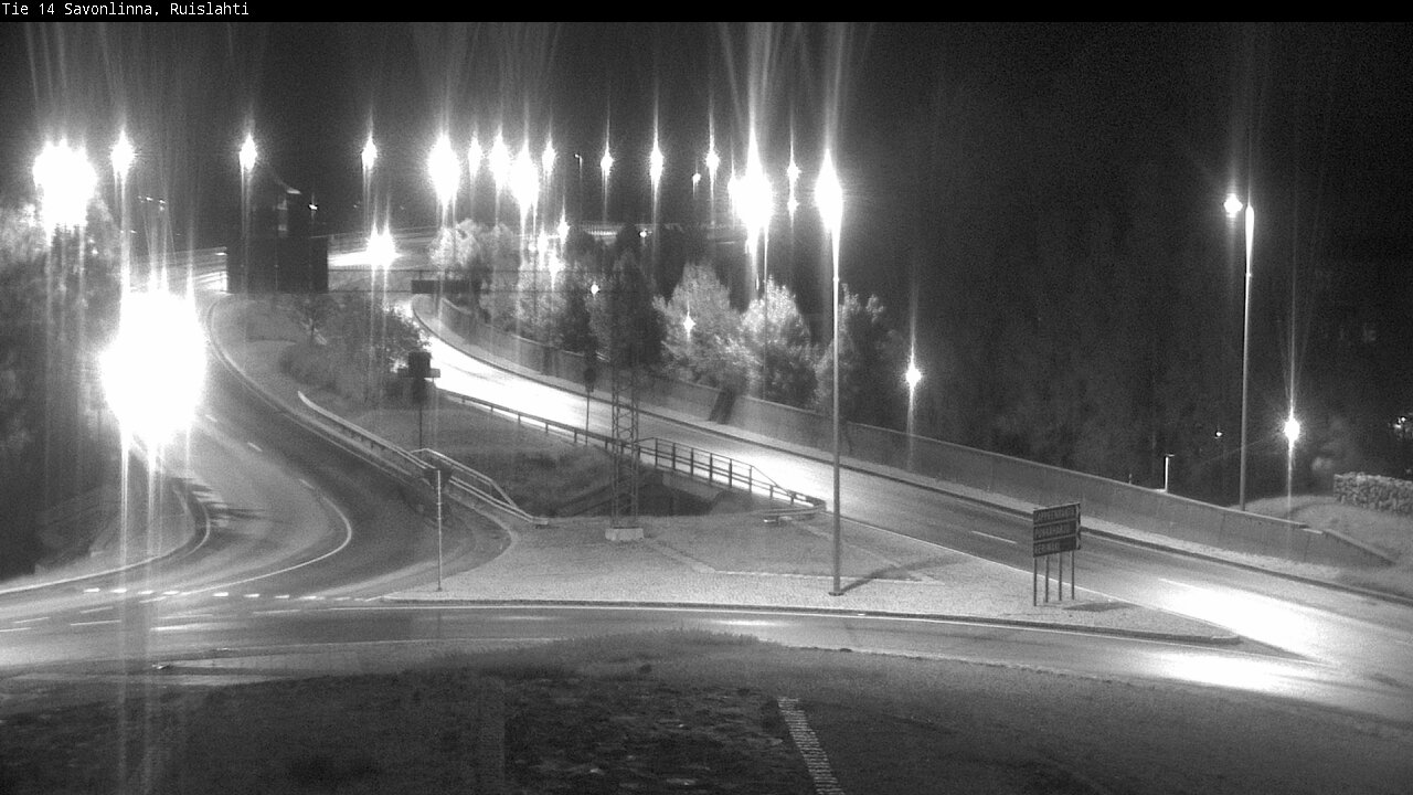 Weather Camera Image Road 14 Savonlinna, Ruislahti, Savonlinna, Etelä-Savo