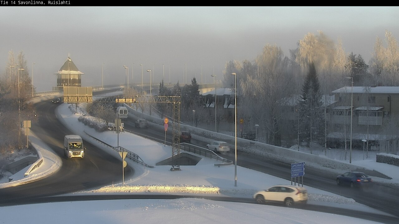 Kelikamerat Kuva Tie 14 Savonlinna, Ruislahti, Savonlinna, Etelä-Savo